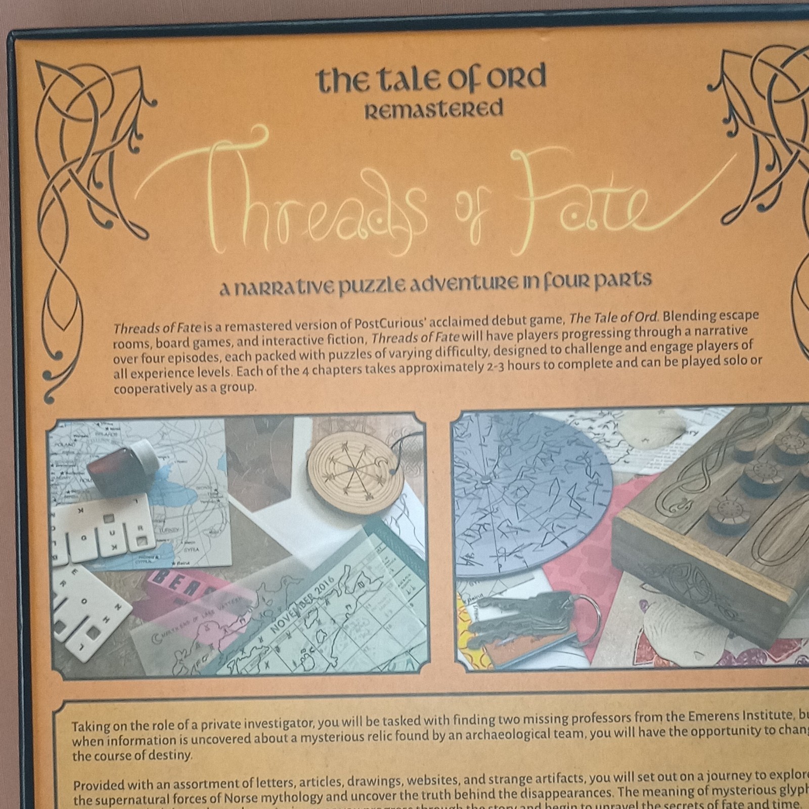 PostCurious Remastered Threads of Fate Norse Puzzle Game 1 Player 14+ 2023