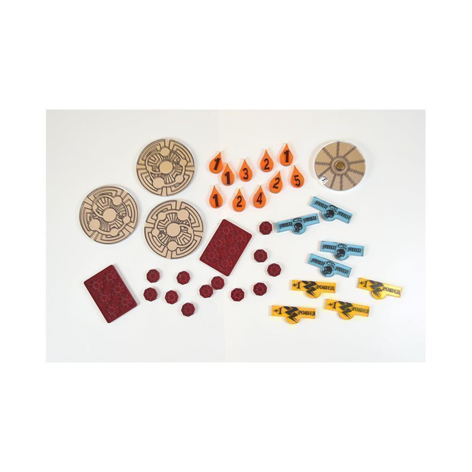 Bandua Token Set Keyforge Compatible Token Set – Silver New