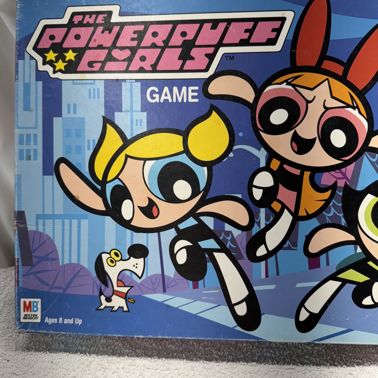 The Powerpuff Girls Board Game Cartoon Network Hasbro 2000 Not Complete