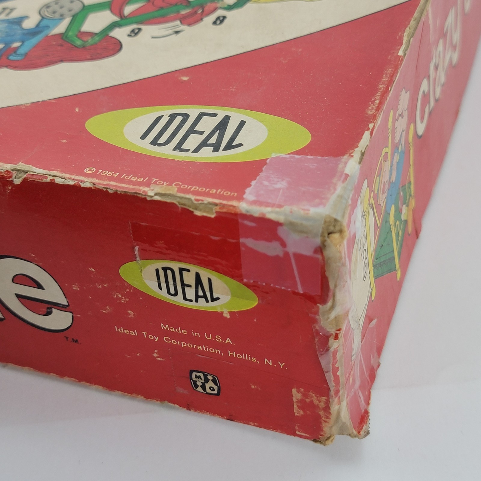 vintage 1964 Crazy Clock Game Ideal “99%” complete!
