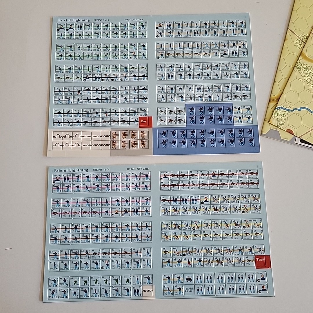VTG XTR Corp Fateful Lightning Complete & Unpunched Battle Gettysburg