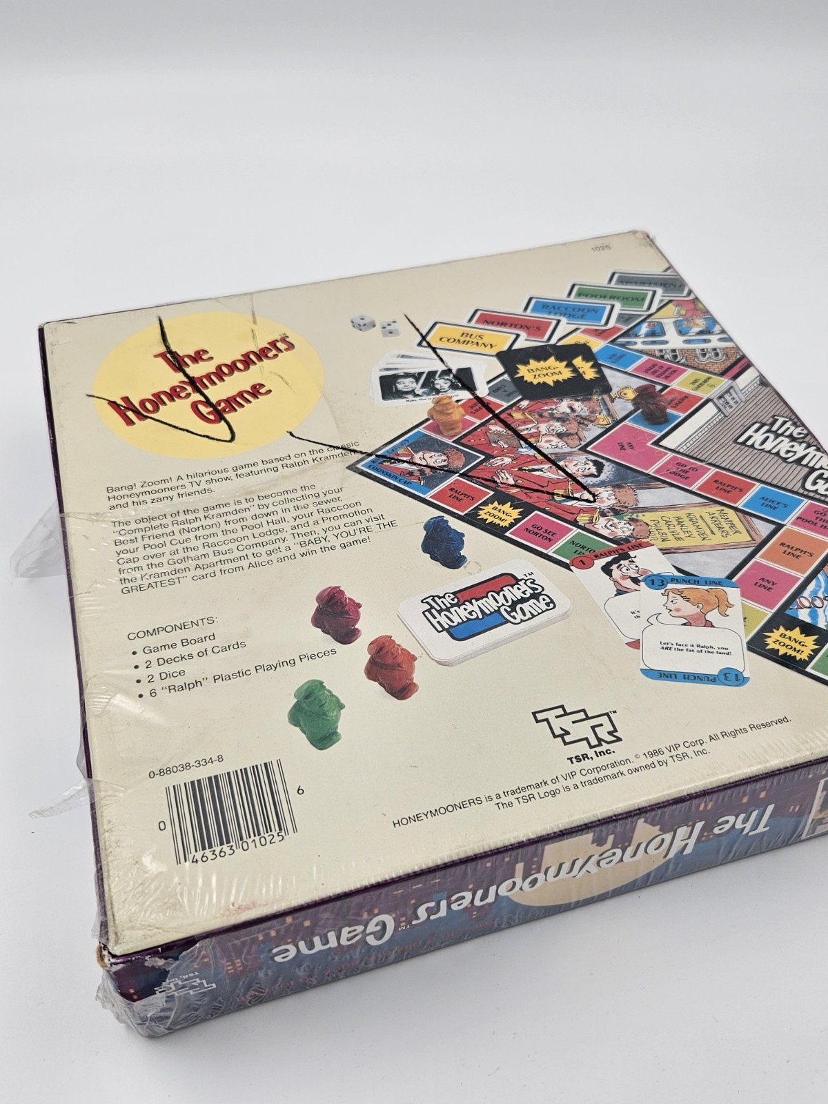 NEW VINTAGE 1986 THE HONEYMOONERS GAME BOARD GAME BY TSR INC SEALED