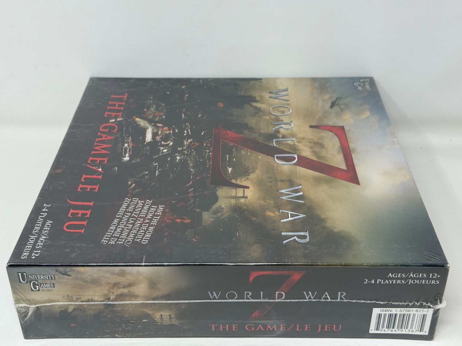 World War Z Board Game University Games Zombies 2-4 Players Ages 12 Up