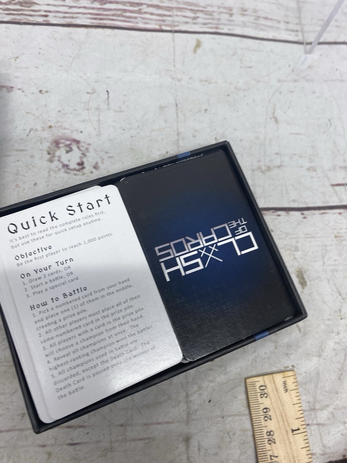 Clash of the Cards strategy card game 3-6 players 8 yrs +