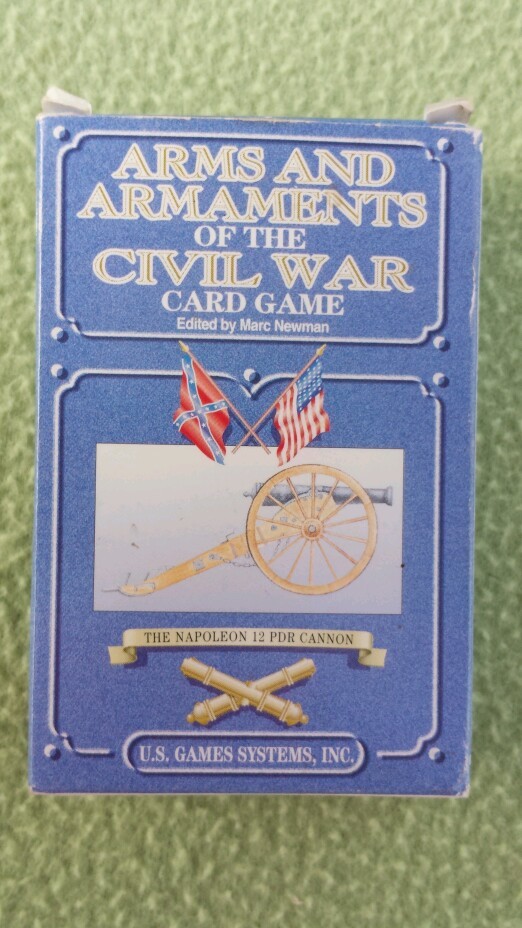 Arms and Armaments of the Civil War Card Game USED U.S. Game Systems, Inc.