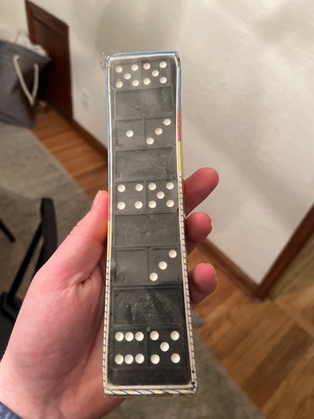 Vintage Dominoes Made in Thailand , Double Six Non-Toxic Dragon Pieces Sealed