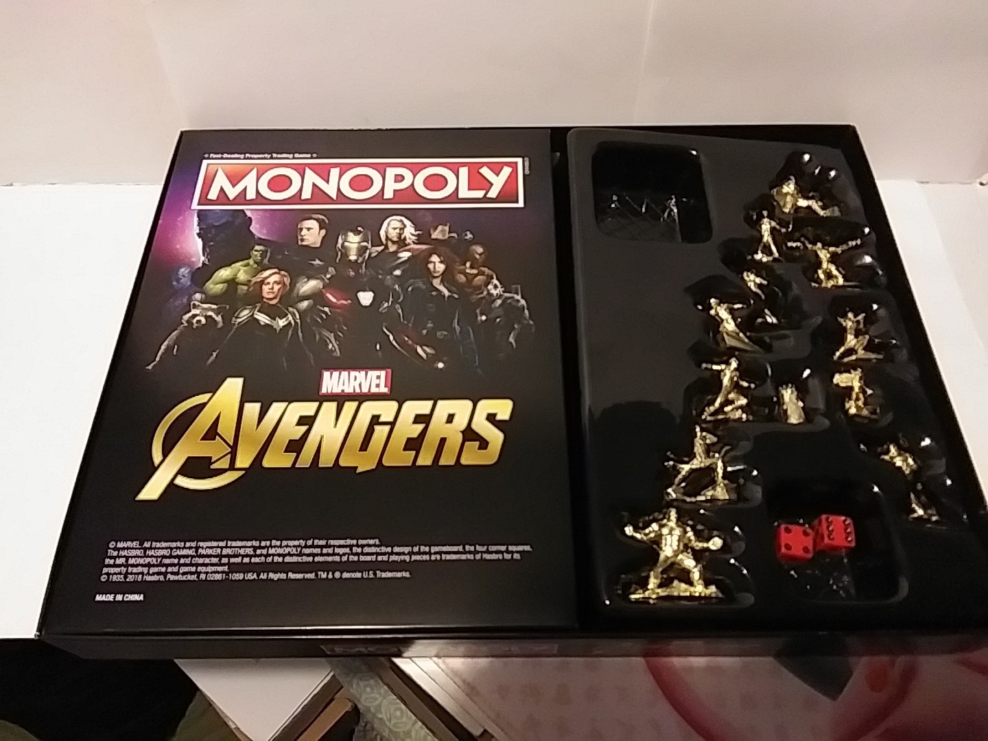 2019 Hasbro Gaming Marvel Avengers, Monopoly