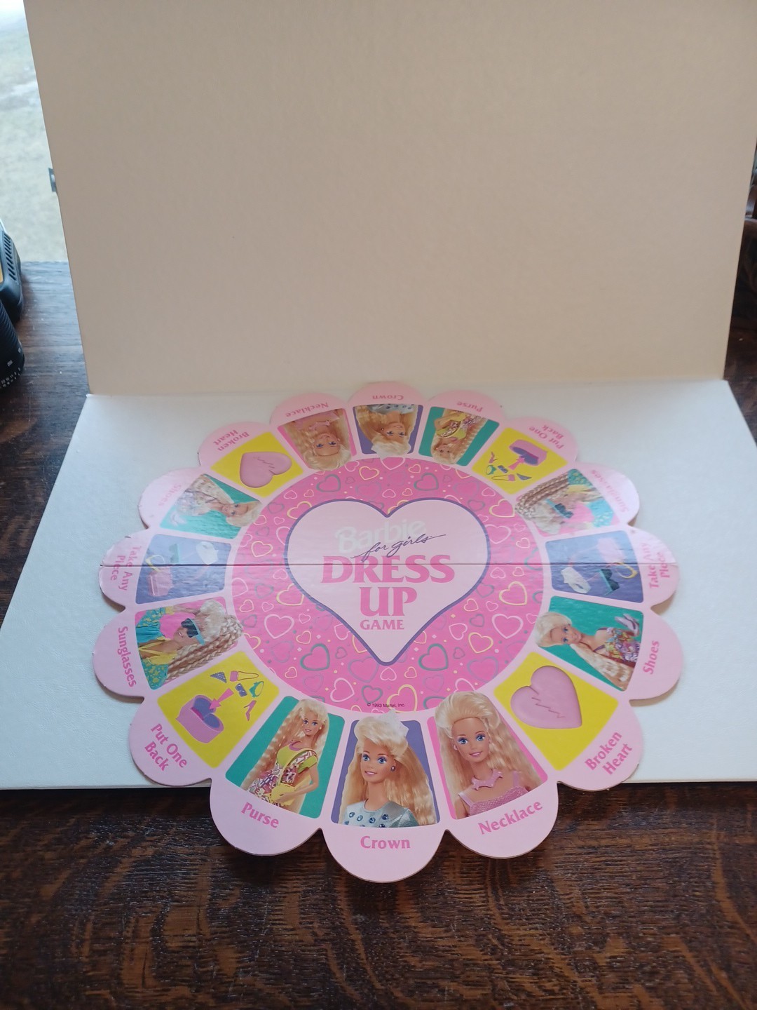 1993 Barbie Dress Up Board Game By Golden. 99% Complete Missing 1 Pink Shoe.