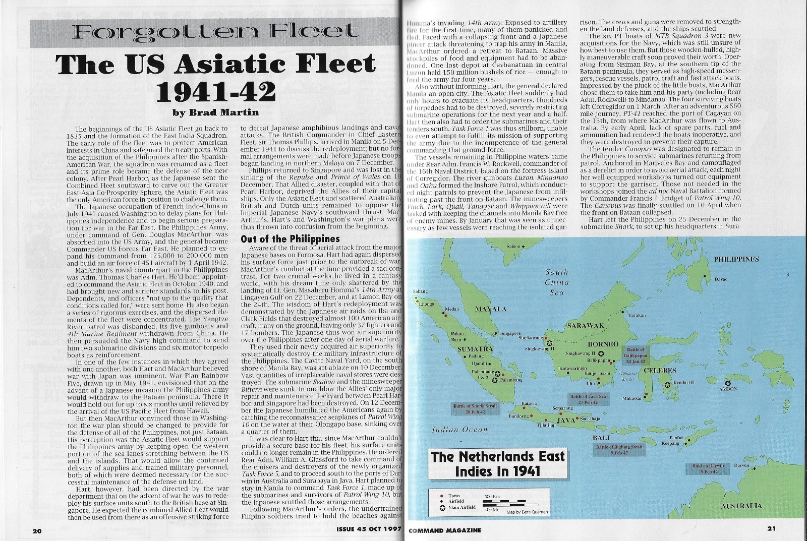 Command Magazine #45 2 Games; Operation Sea Lion & Yarmuk Holy Land 636AD Unpun