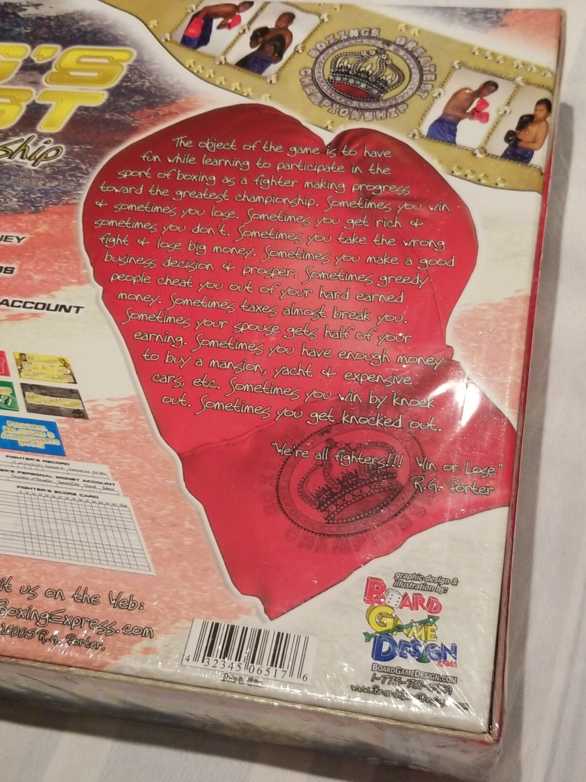 The Original Boxing’s Greatest Championship Board Game NEW SEALED Free Shipping