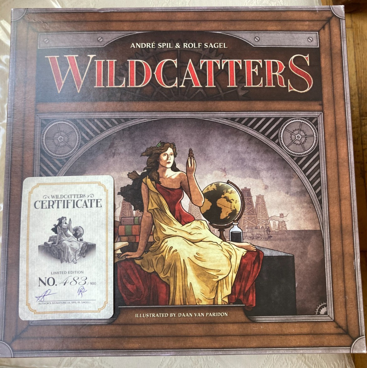 WILDCATTERS Board Game Limited 1st Edition with Signed Card (Rass Games 2013)