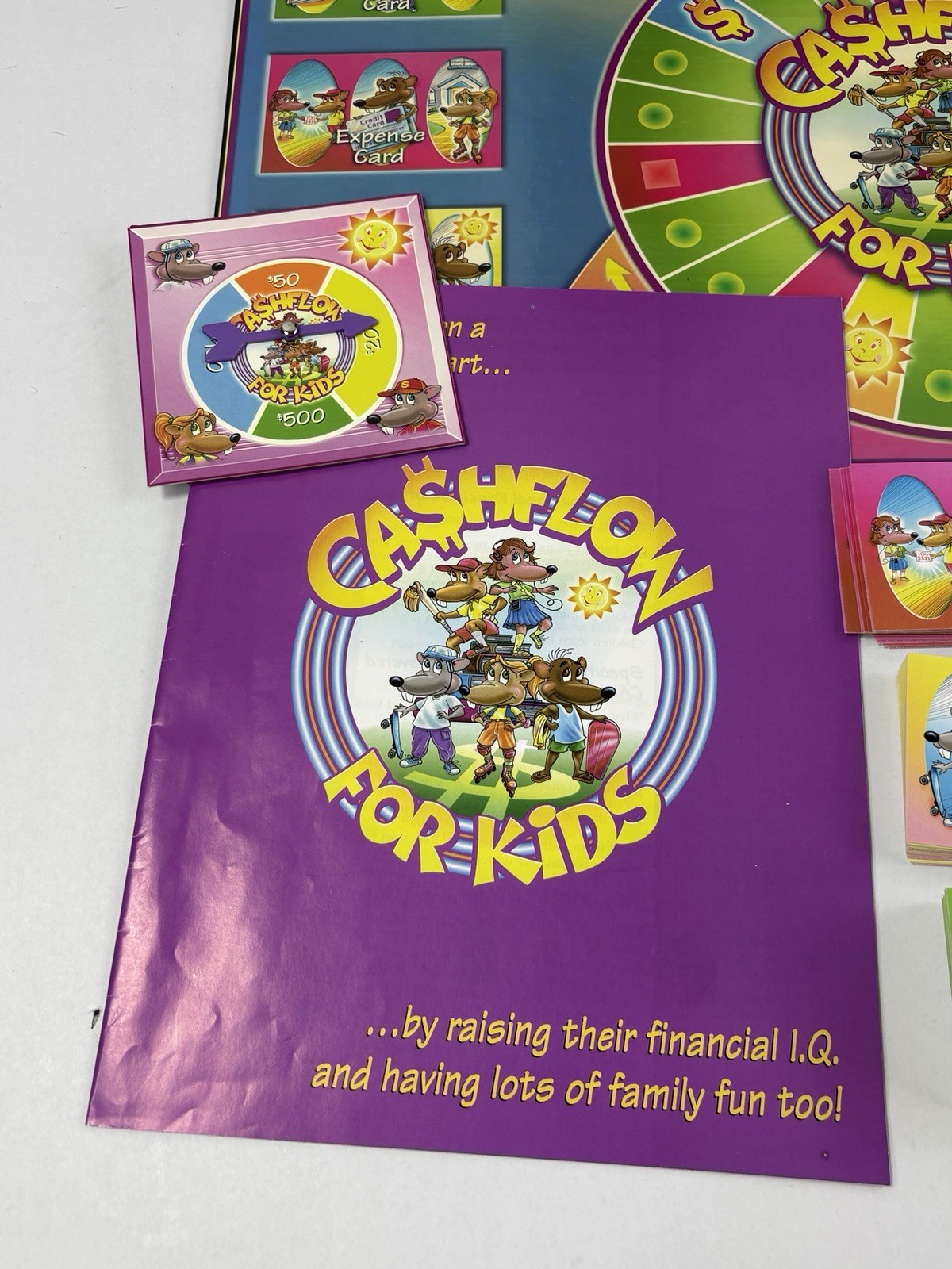 Cashflow for Kids Board Game Robert Kiyosaki Rich Dad 100% Complete Vintage