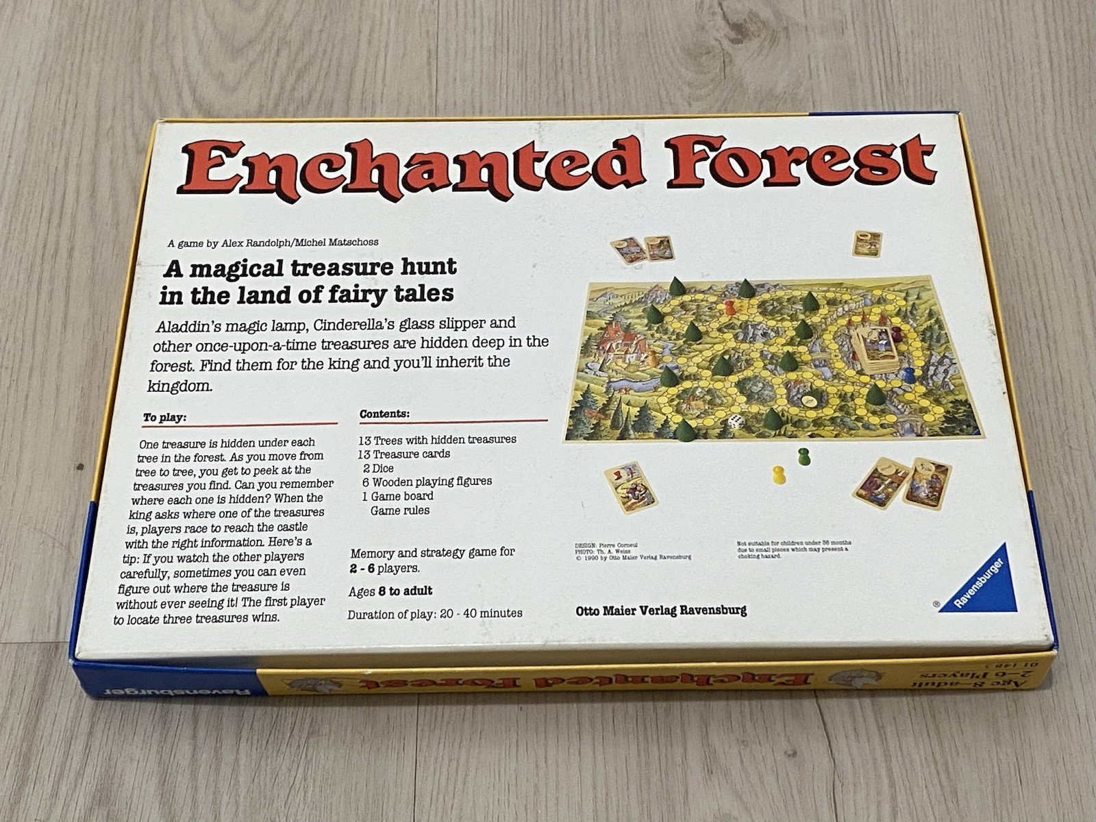 Vintage Enchanted Forest Board Game Ravensburger 1990 100% Complete