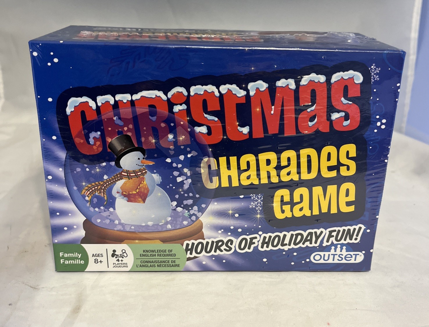 NIB Christmas Charades Game Hours of Holiday Fun By Outset Media