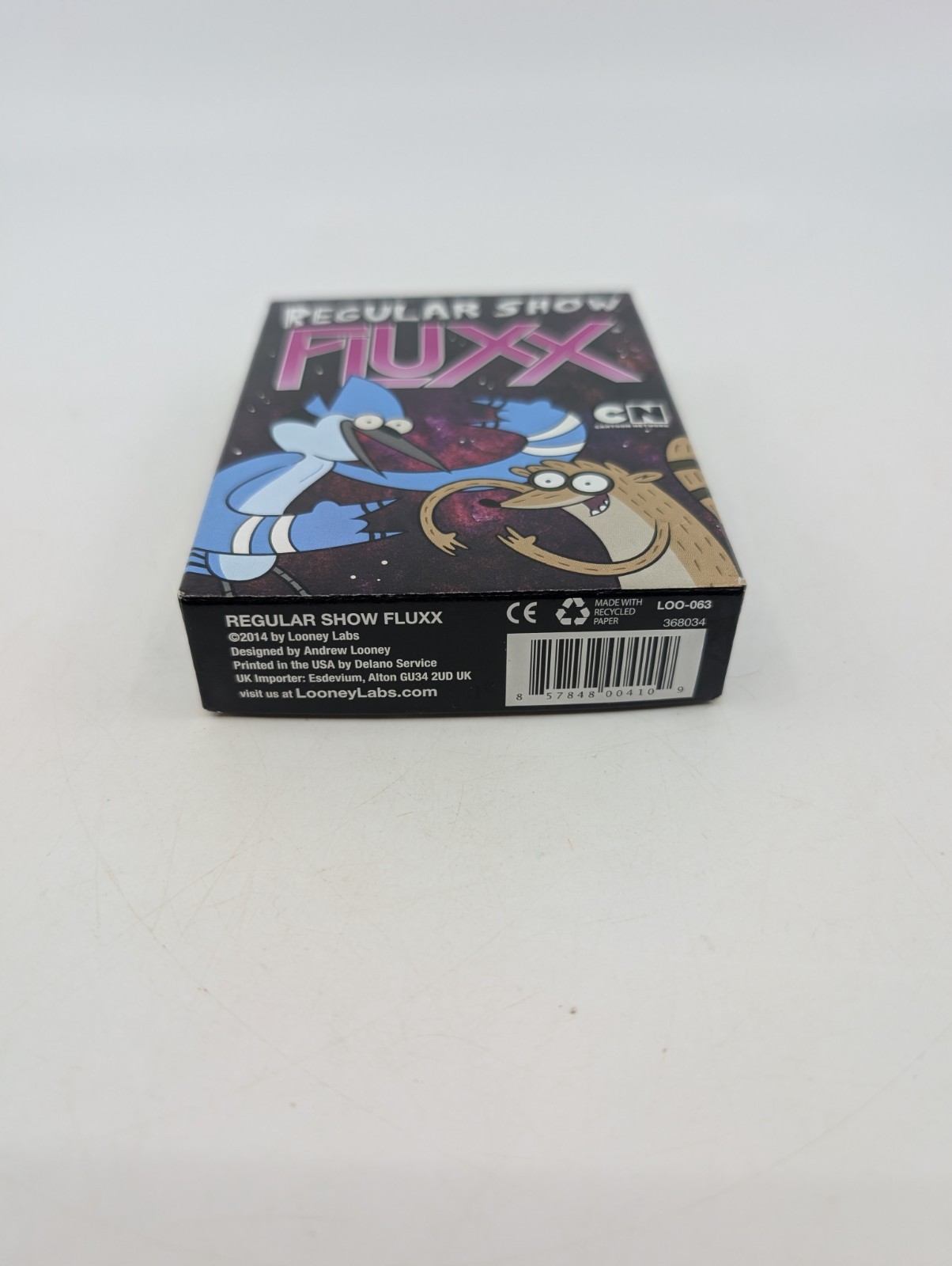 Regular Show Fluxx Card Game Cartoon Network Looney Labs Complete w/ Box