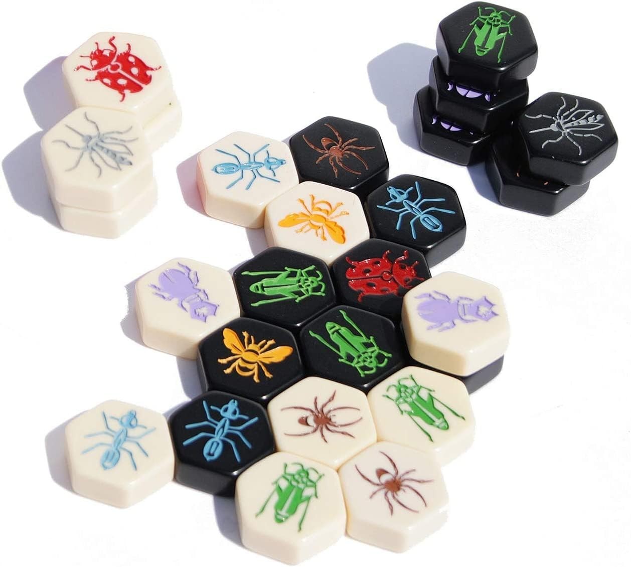 Strategic Hive Pocket Game for 2 – Includes Expansions, Ideal for On-the-Go Fun