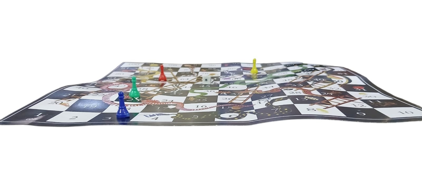 Snakes & Ladders Board Game (34 cm × 34 cm) | Classic Family & Kids Game | Fun