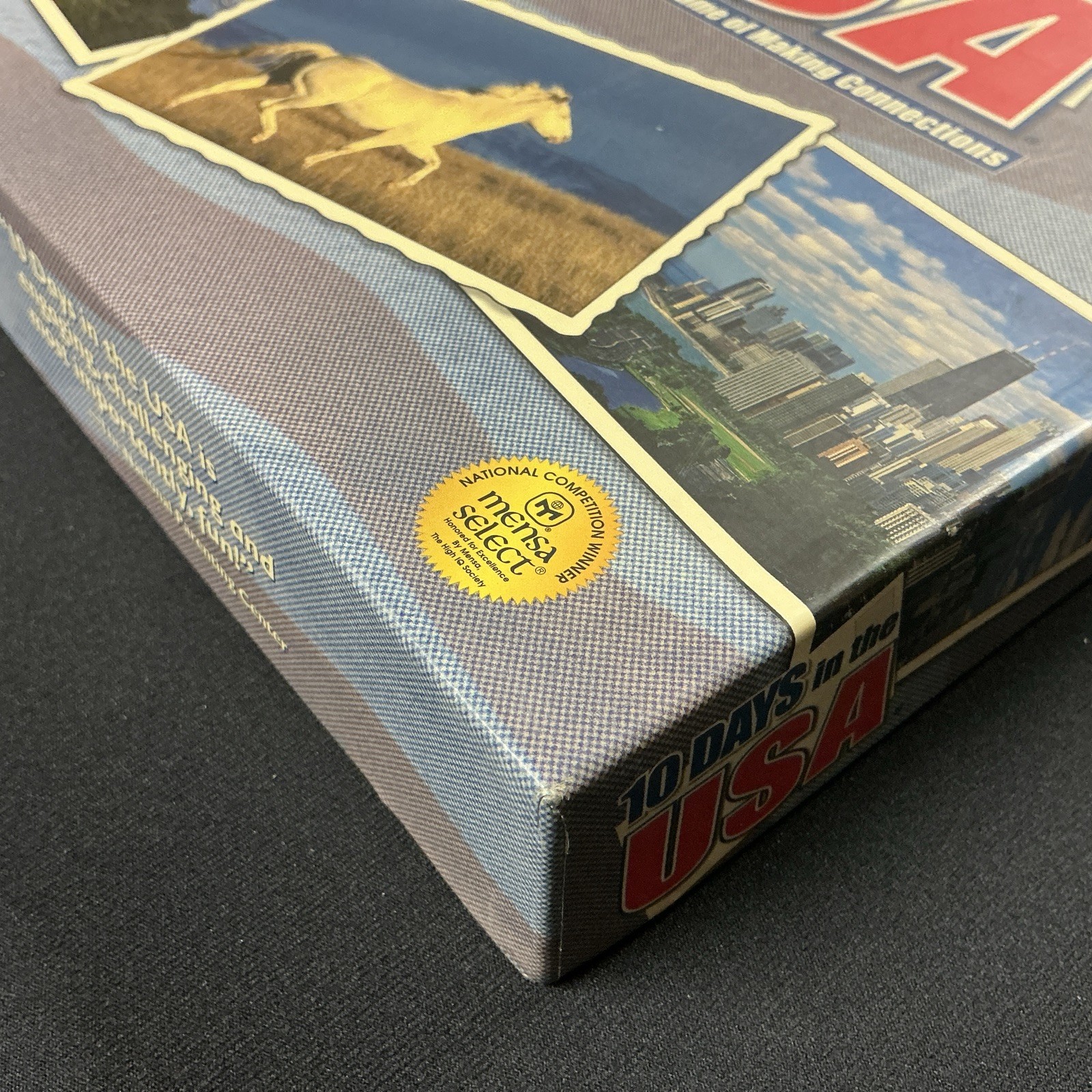 10 DAYS IN THE USA Board Game Out of the Box NEW Open 100% 2004 Alan Moon TEN