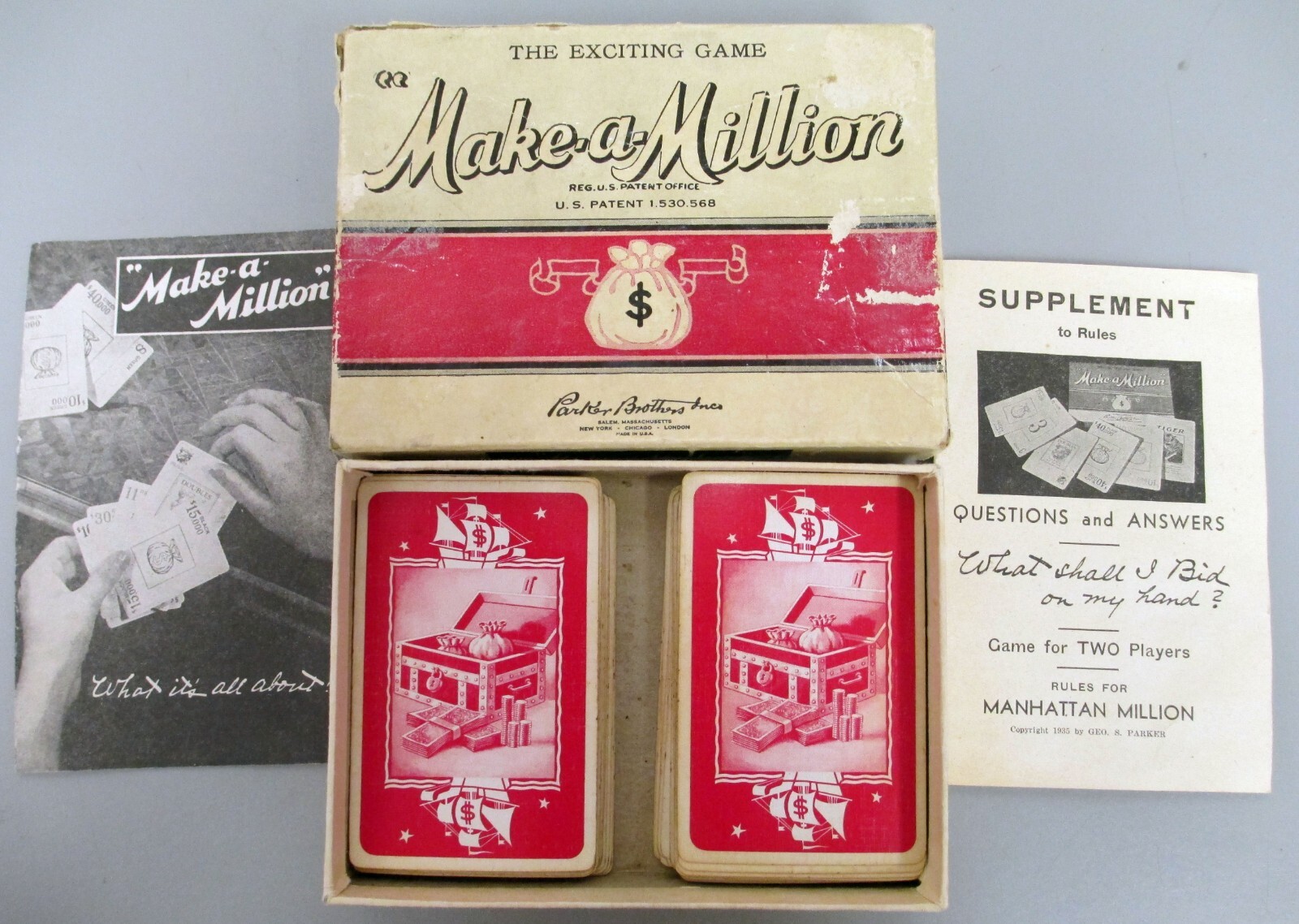VTG 11 OLD GAMES, POLLYANA, FLINCH, CONTACT, MAKE A MILLON, QUIZ KIDS, DOMINOES
