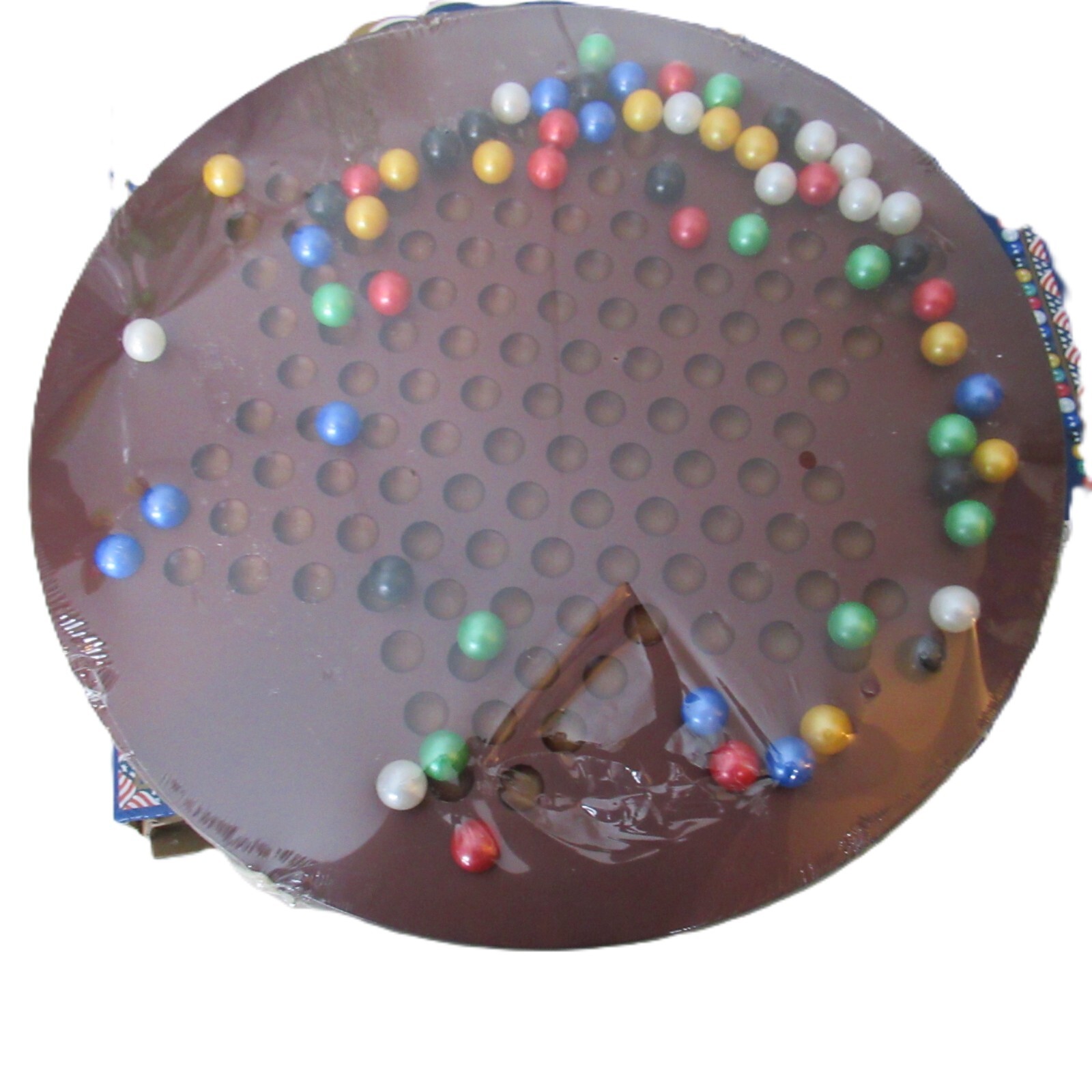 CHH 19″ 15th Jumbo Chinese Checkers with Marble Pieces Game NEW DMG PKG