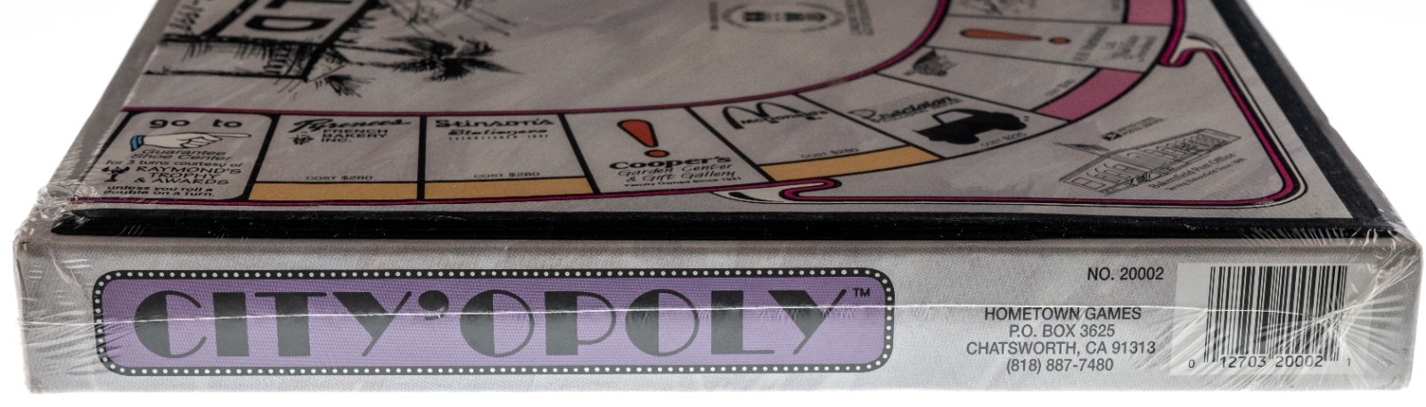 City-opoly Bakersfield Monopoly Style Board Game NEW SEALED 1998 Hometown Games