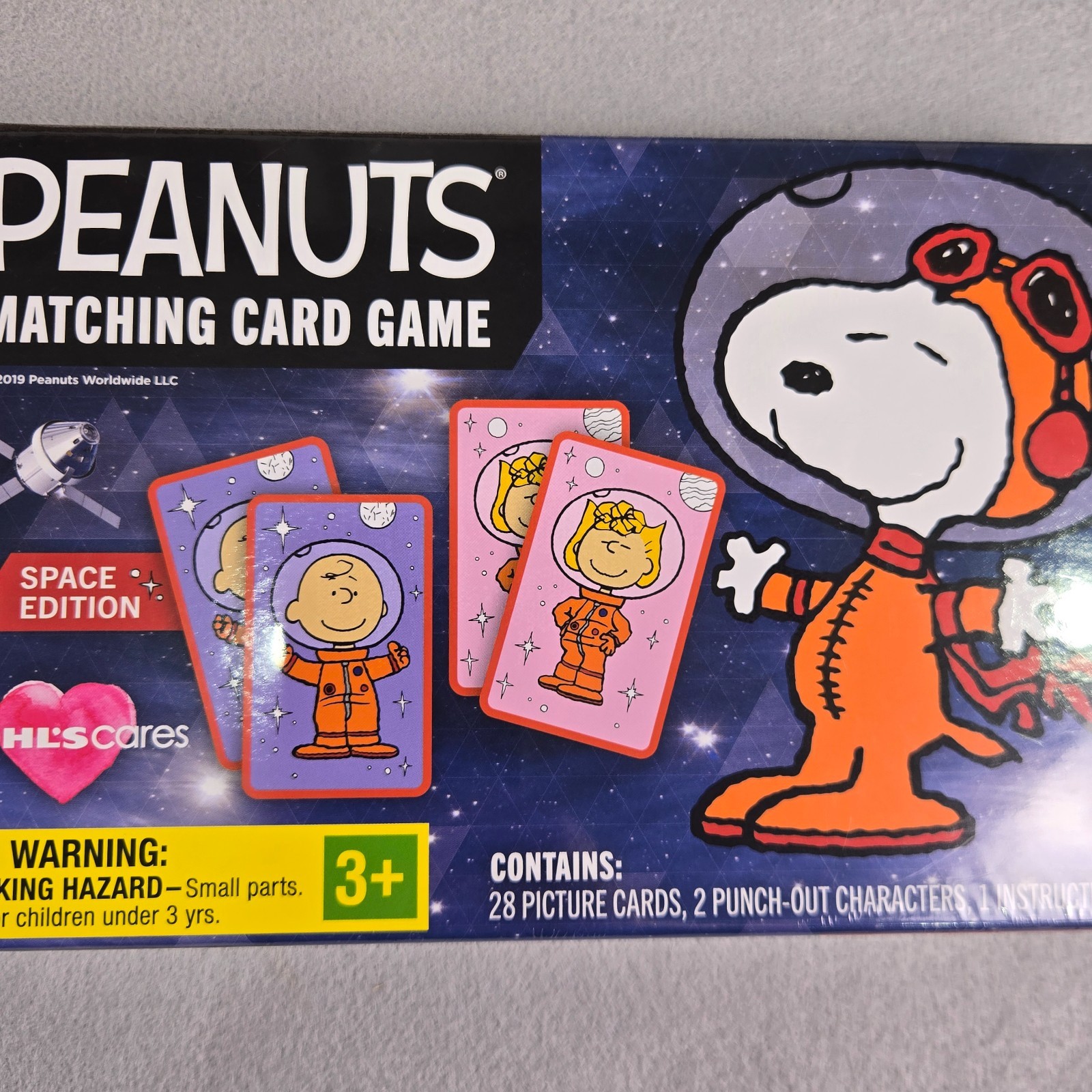 PEANUTS MATCHING CARD GAME SPACE EDITION Kohls Cares NIB