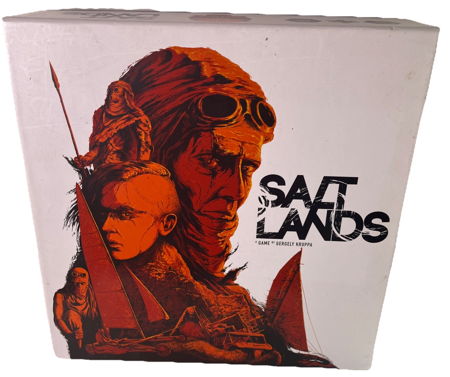SALT LANDS BOARD GAME GERGELY KRUPPA; ANTLER – Great Condition