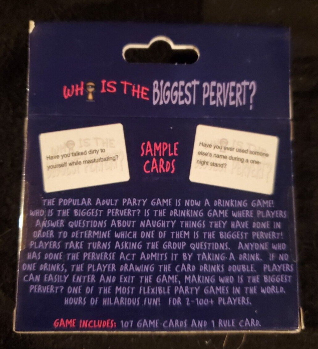 ADULT CARD GAME: WHO IS THE BIGGEST PERVERT? – Couples Drinking Foreplay Sex Fun