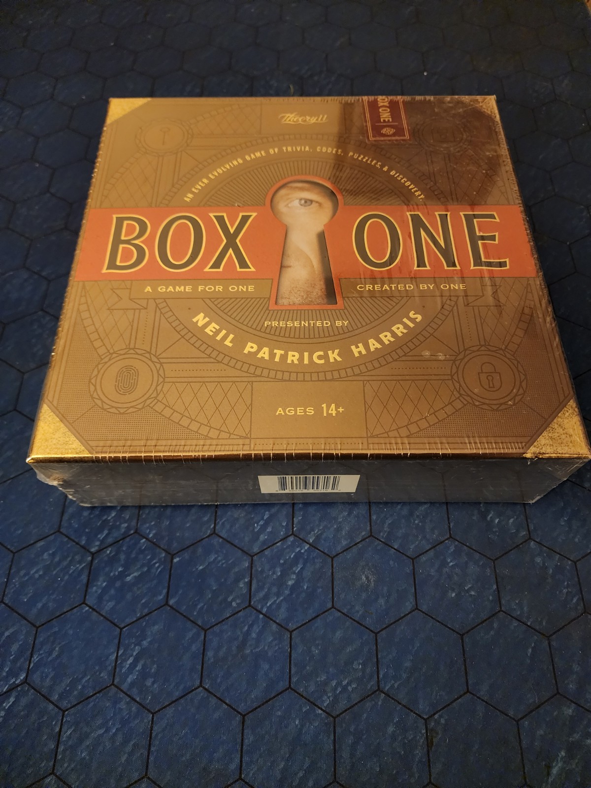 BOX ONE Board Game Presented By NEIL PATRICK HARRIS 1 Player, Sealed. Theory 11