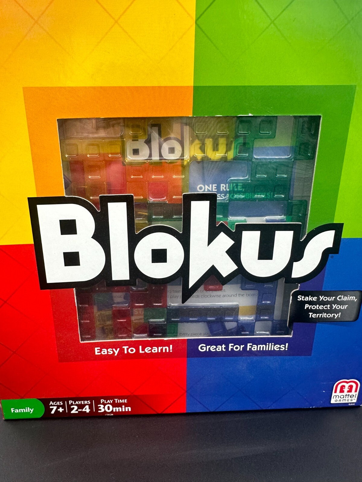 Mattel 2013 BLOKUS Educational Strategy Game – Smaller Version – COMPLETE