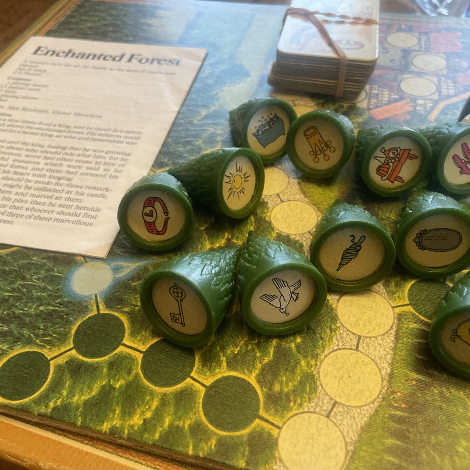 Enchanted Forest board game – 1982 – Made In West Germany First Edition COMPLETE