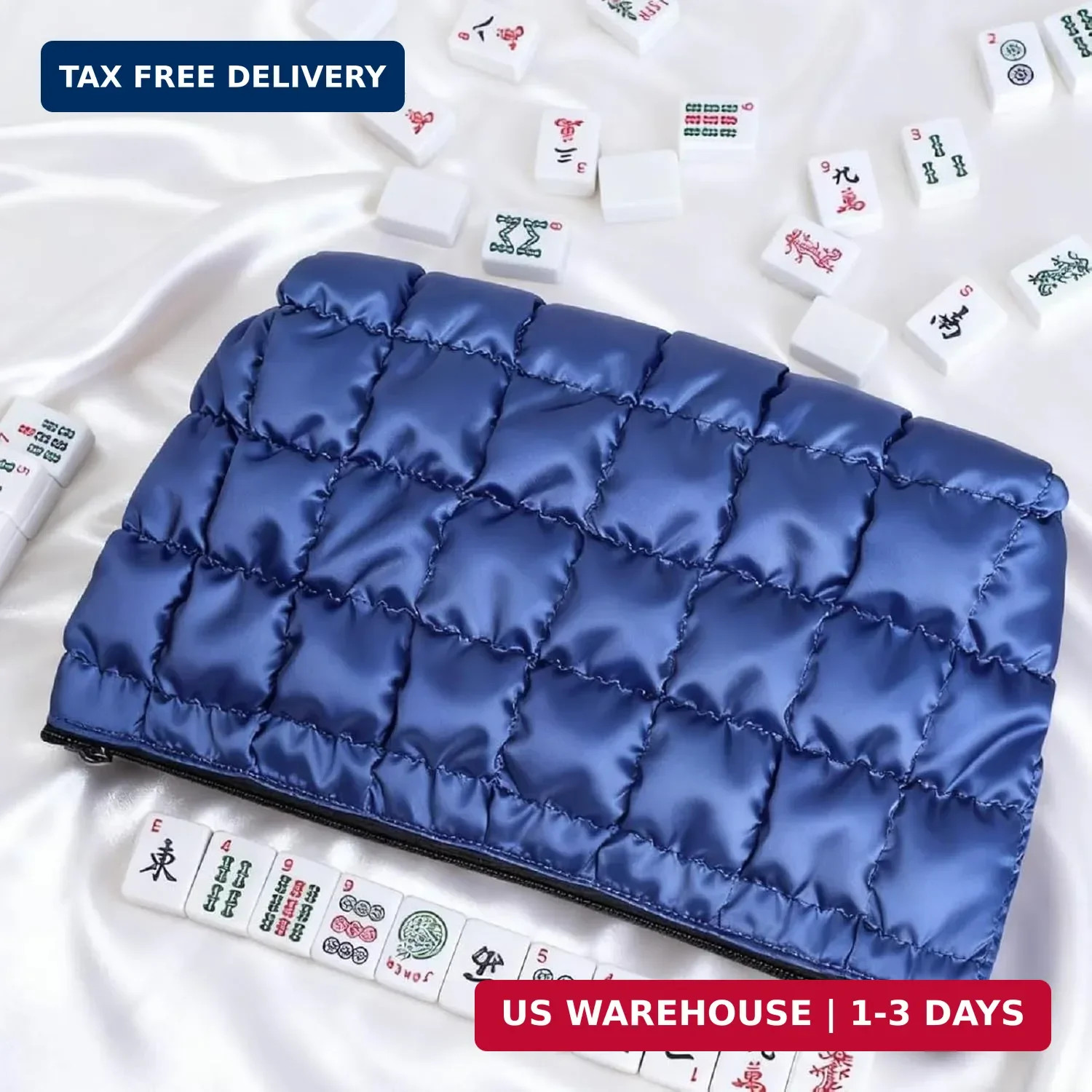 Jongyance Empty Mahjong Tiles Bag, Thickened Mahjong Bag for 166 American Mahjon