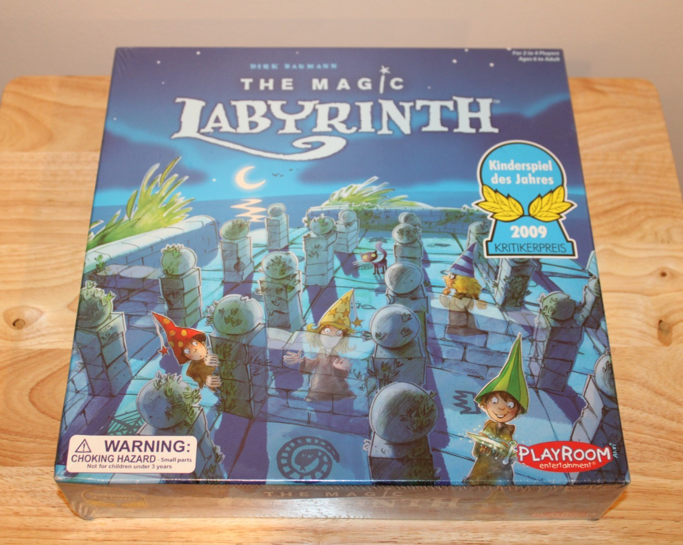 THE MAGIC LABYRINTH BOARD GAME SET BY DIRK BAUMANN 2010 PLAYROOM ENTERTAINMENT
