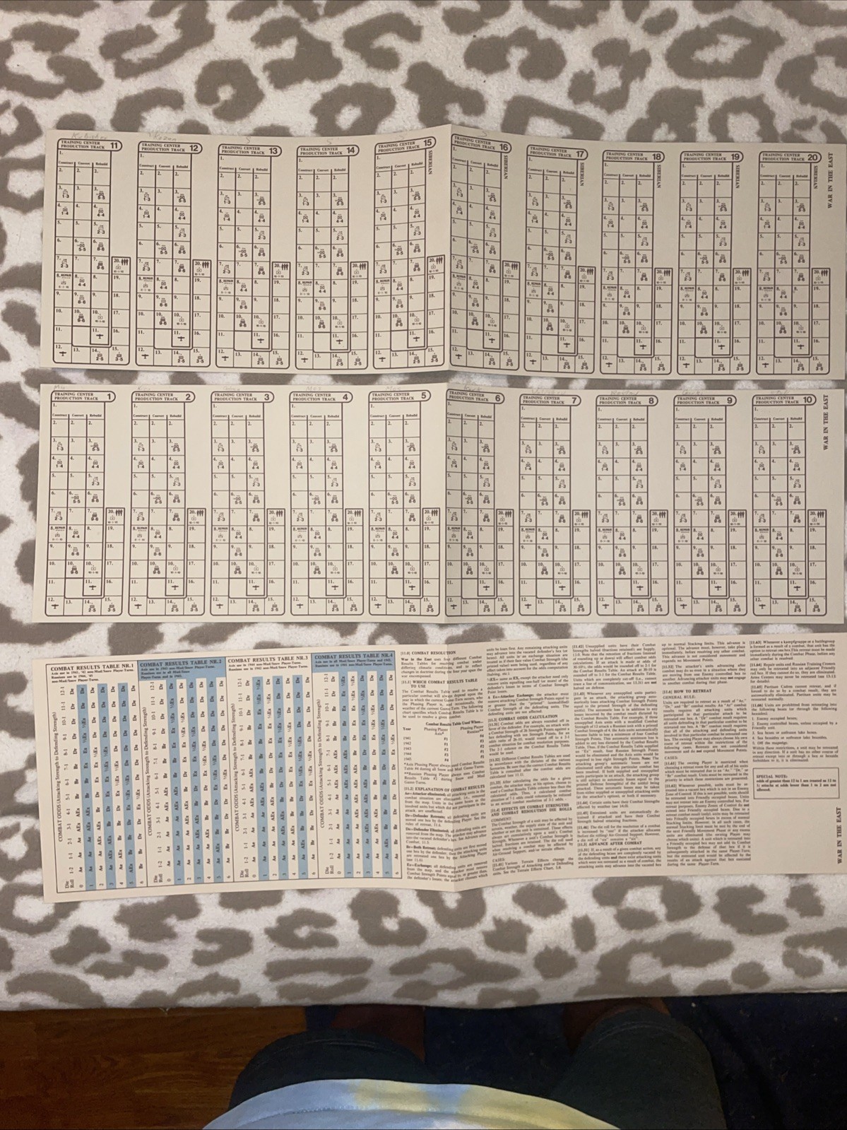 SPI. 1974. War In The East. Punched. Vintage Collectible. Rare.