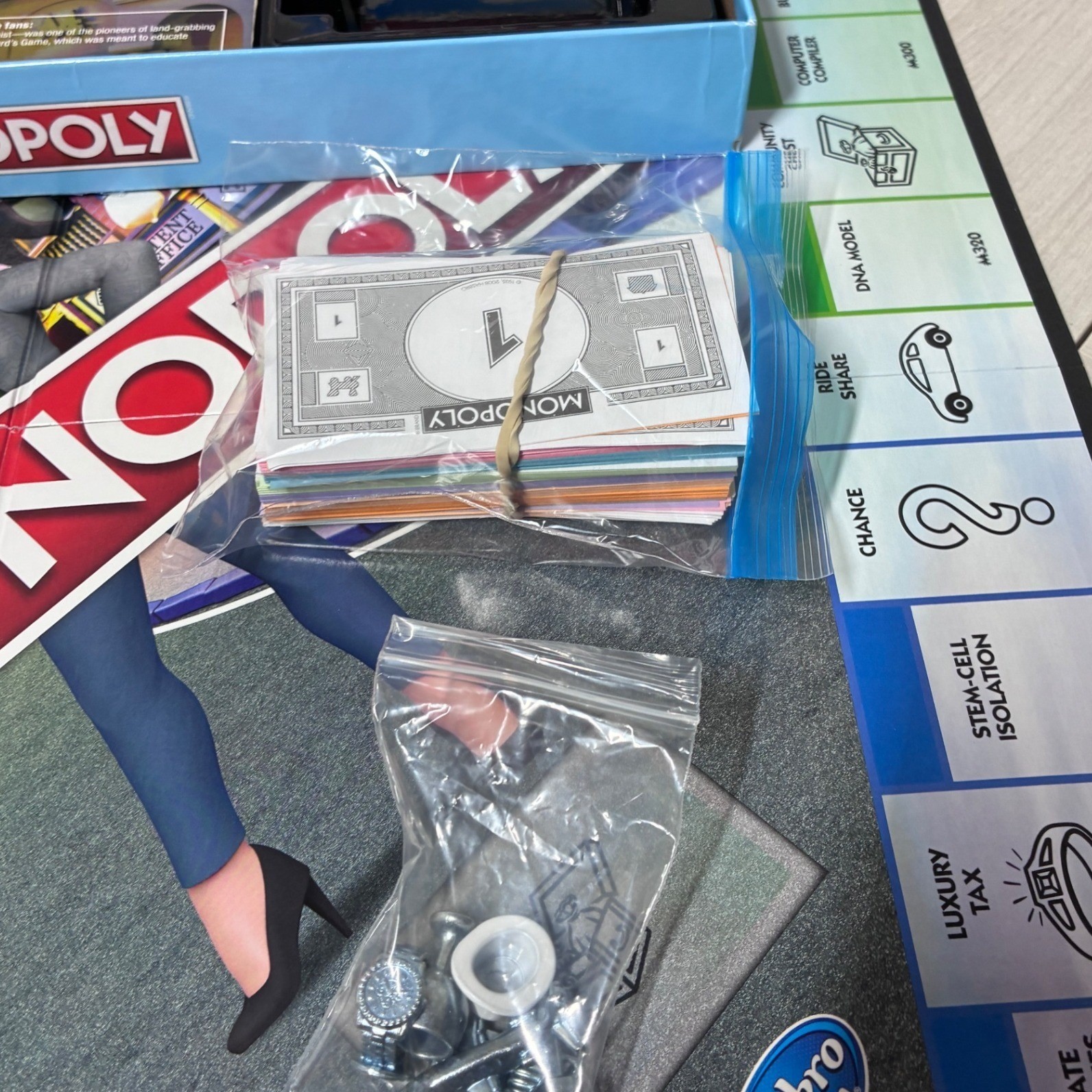 Ms. Monopoly Board Game Complete Female Inventors Edition Hasbro Strategy Family