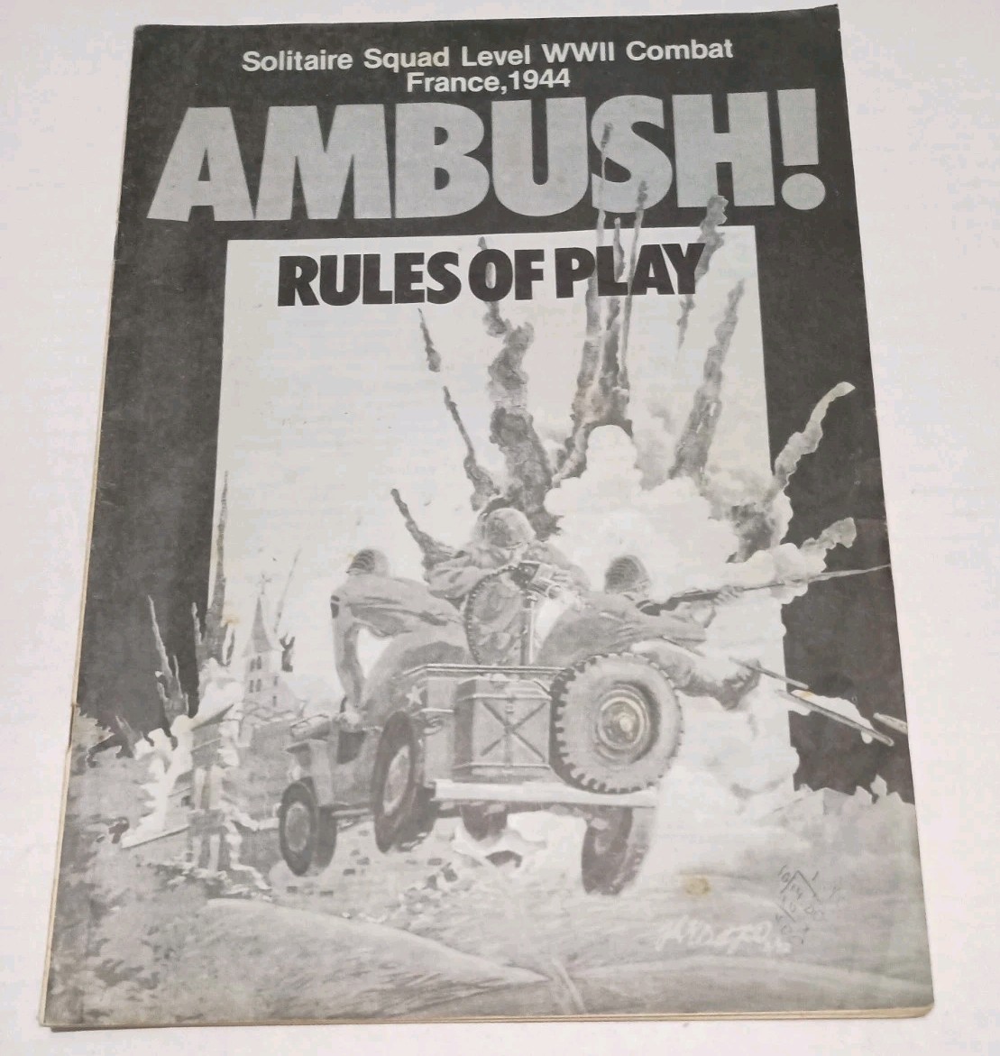 Ambush! Vintage Board Game by Victory Games Inc. VG Condition, Complete