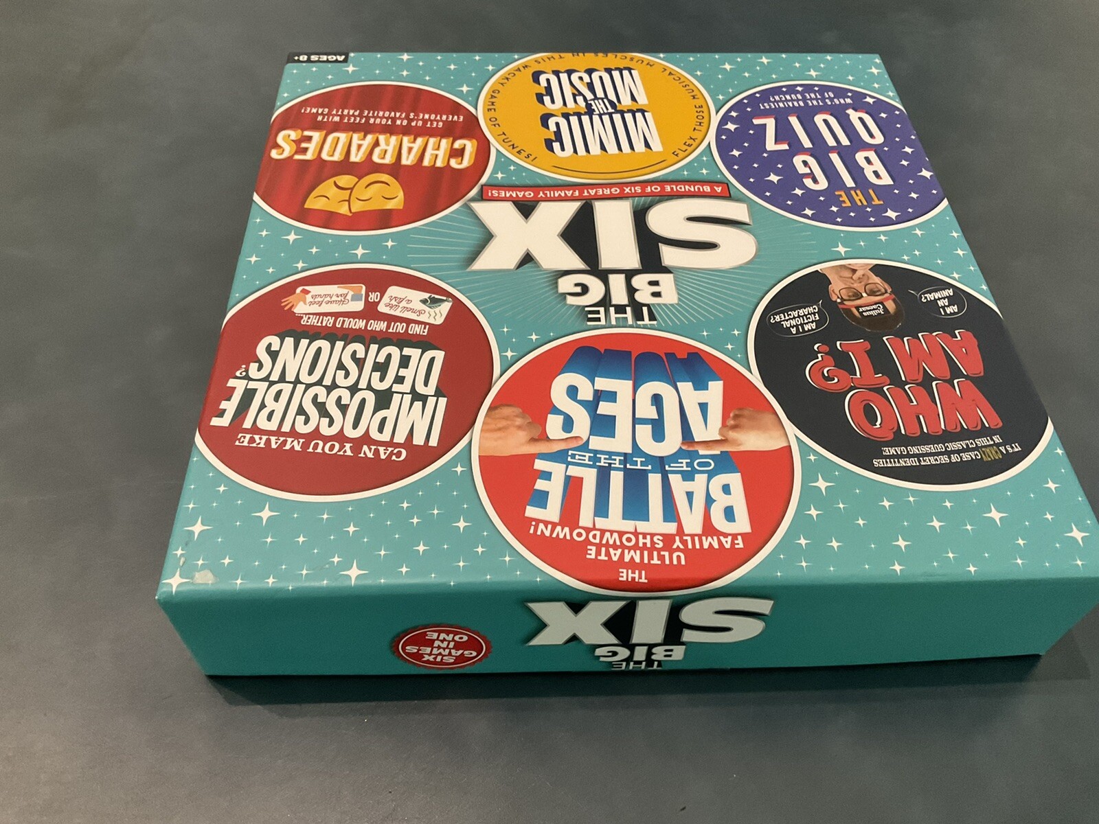 The Big Six Board Game (2019) 6 games in one