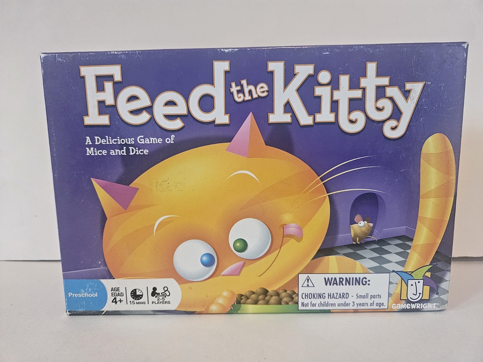 Feed the Kitty – A Delicious Game of Mice and Dice – Gamewright 2006 Preowned