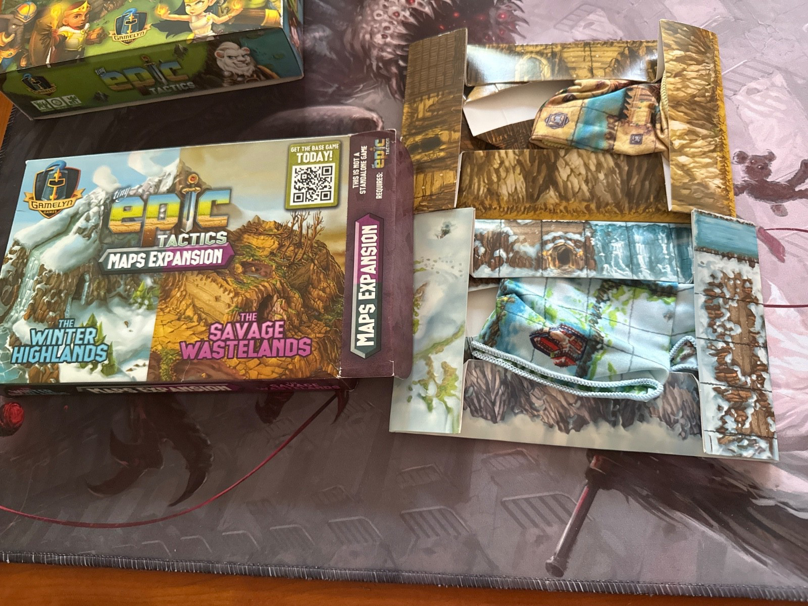 Small Game Lot Tiny Epic Tactics with Maps Expansion and Tiny Epic Defenders