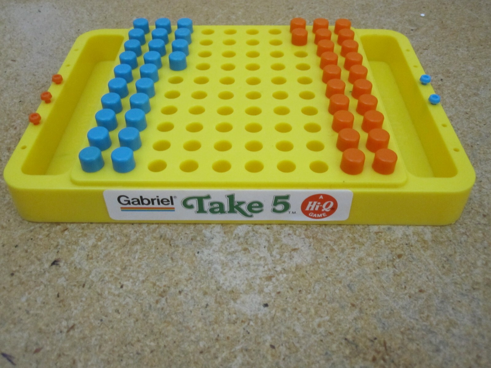 TAKE 5 by Gabriel Strategy Game Hi-Q Puzzle Vintage 1977 with Instructions