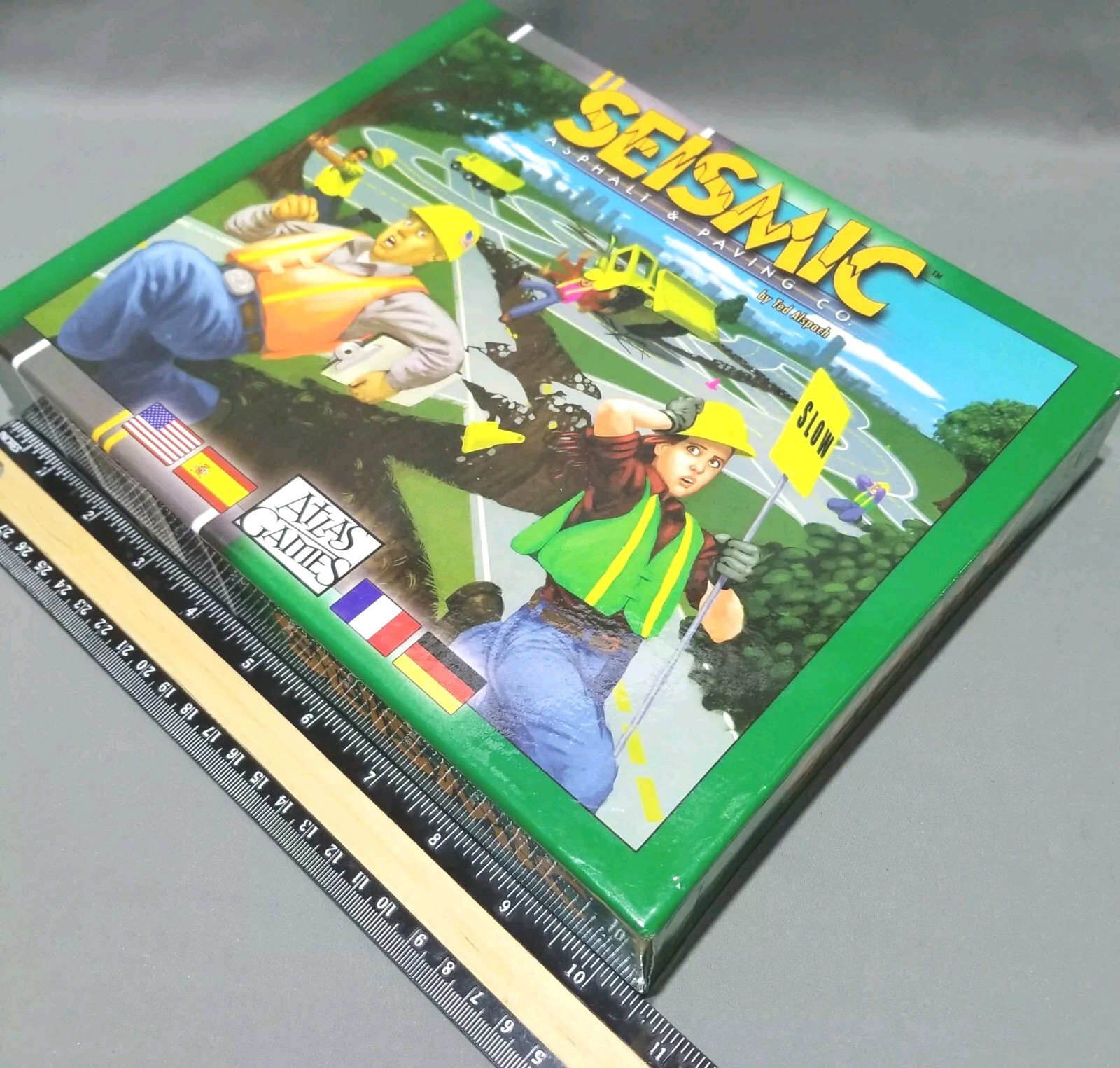 SEISMIC Asphalt & Paving Company Game Tile Strategy Atlas Games ▪︎ New Opened