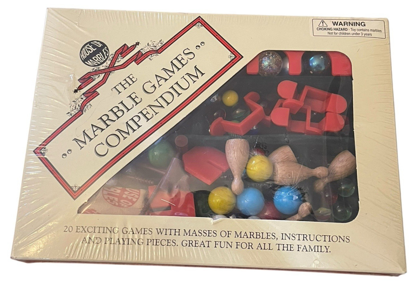 House Of Marbles The Marble Games Compendium England NEW SEALED 20 Games *READ