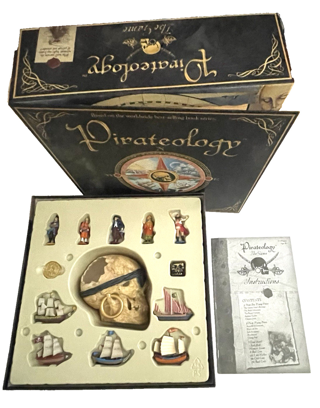 PIRATEOLOGY Board Game 2007 Based On Book Series SABABA Toys NEW OPEN BOX