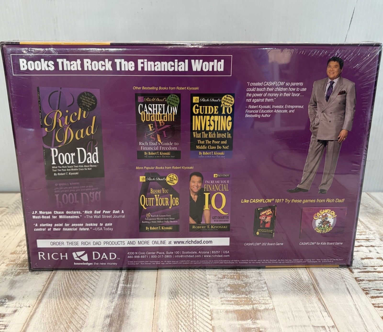 Cashflow Game investing 101 Robert Kyosaki Rich Dad financial education learning