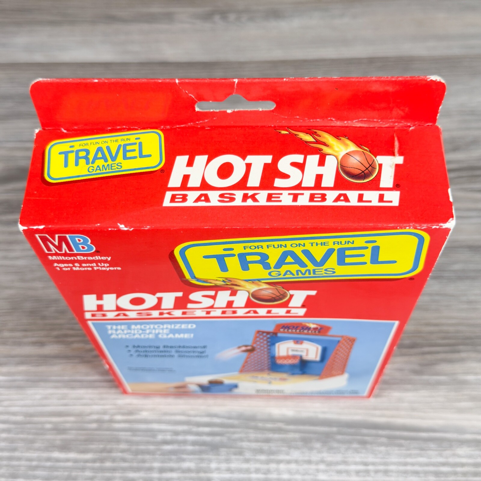 HOT SHOT BASKETBALL Travel Games (Milton-Bradley, 1992) New Still Sealed Vintage