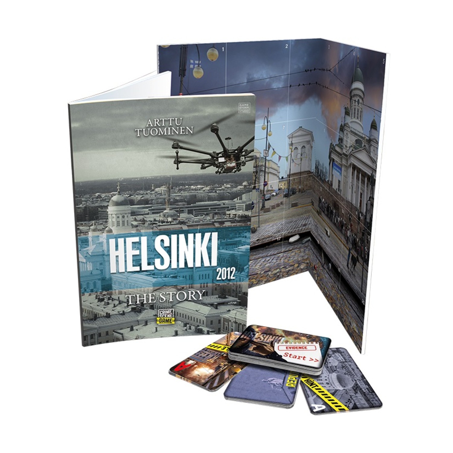 Game Storm Studio Board Game Crime Scene Helsinki 2012 Box SW (New)