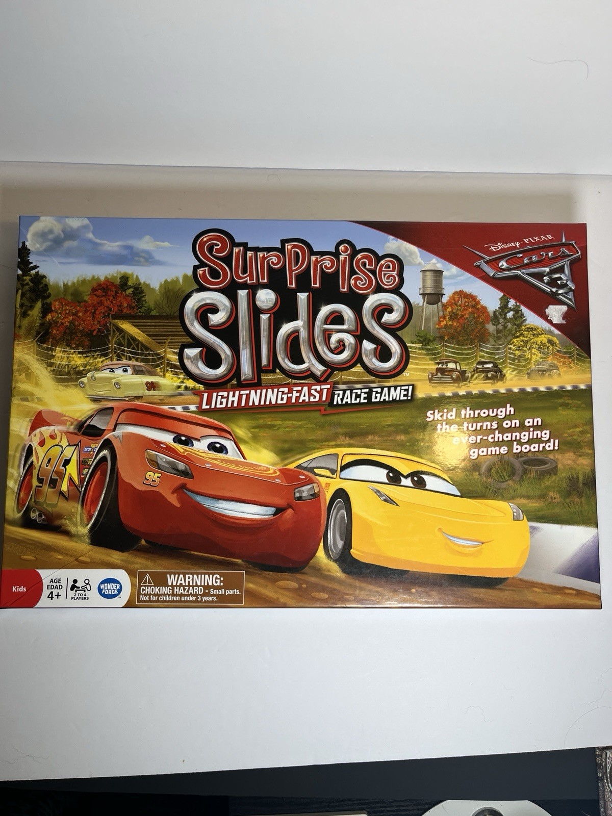 Wonder Forge Disney Pixar Cars Surprise Slides Game 2-Player 4+. Complete.