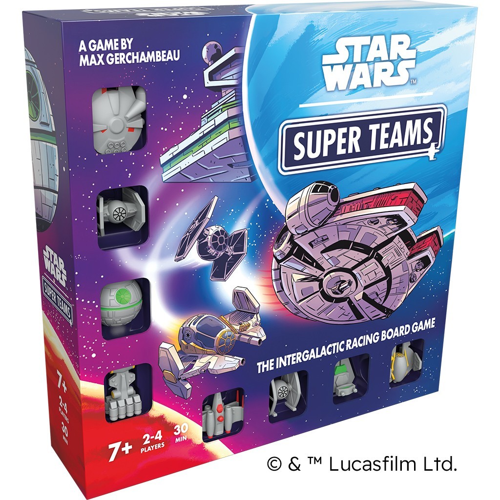Star Wars Super Teams Board Game Zygomatic ZYGSWST0101ML Family Racing Rebels
