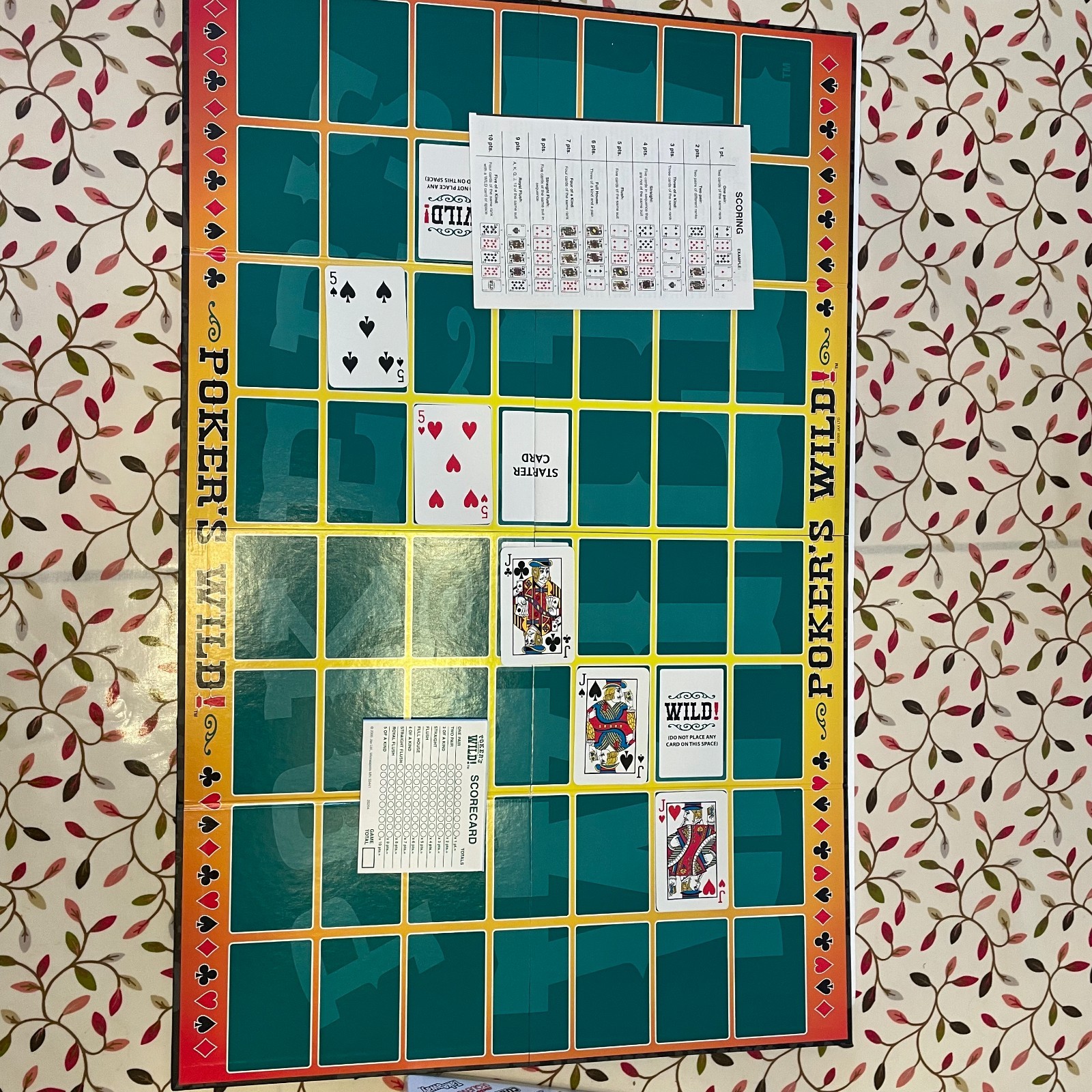 Pokers Wild Family Game Jax Ltd Card Board Game Complete Great Condition