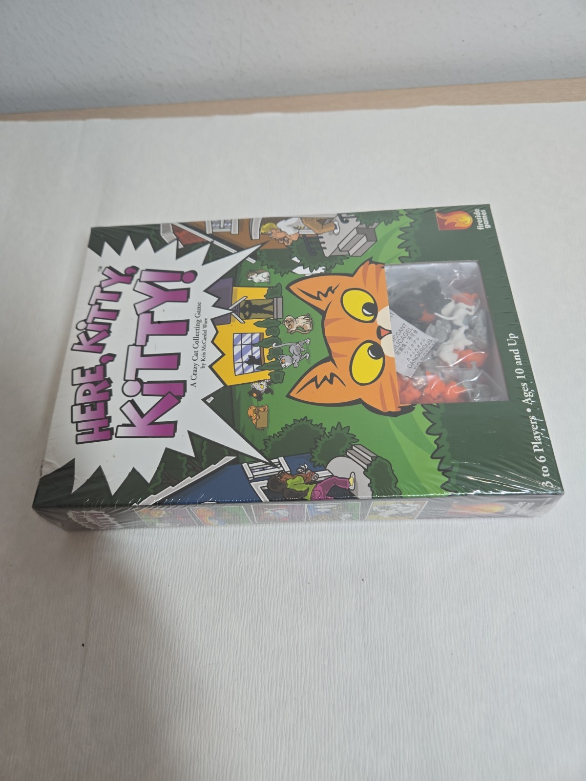 NEW SEALED Here Kitty Kitty Board Game by Fireside Games | Family Cat Card Game